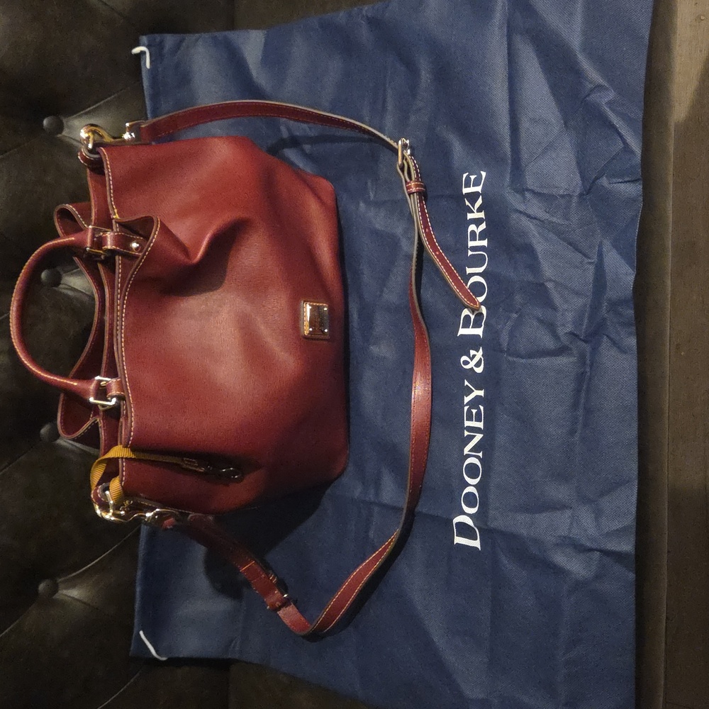 Dooney  and  Bourke BURGUNDY Barlow Shoulder Bag